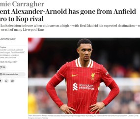 关于卡拉格：若利物浦想确保欧冠资格，下半赛季他们的信息