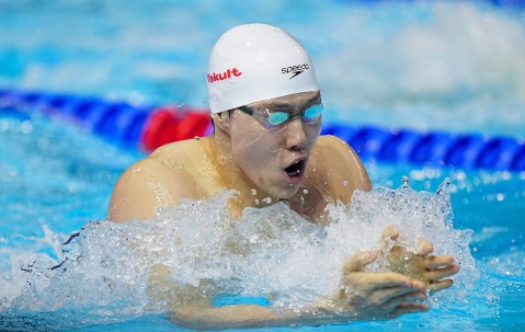 包含蛙王！覃海洋世锦赛单项成绩：100&amp;amp;200米蛙泳夺金，50米蛙泳铜牌的词条