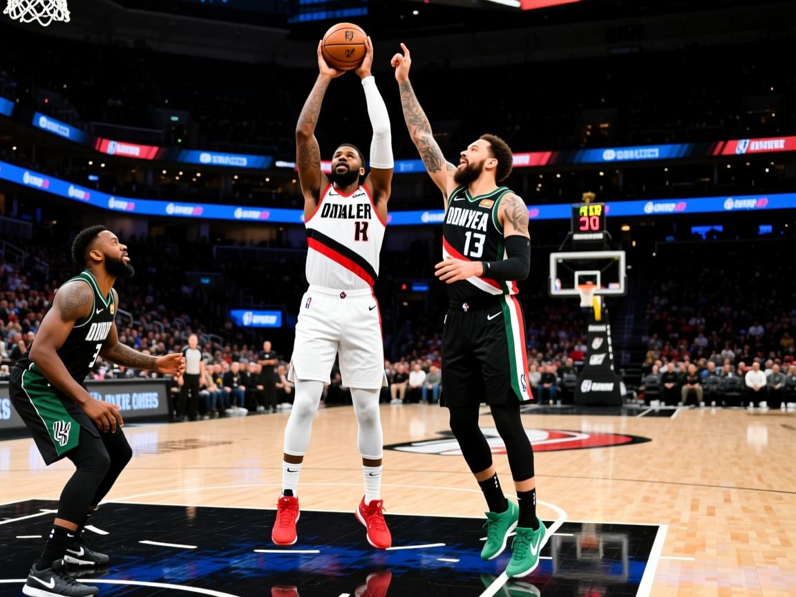 开拓者战胜爵士,利拉德砍下关键三分 第2张