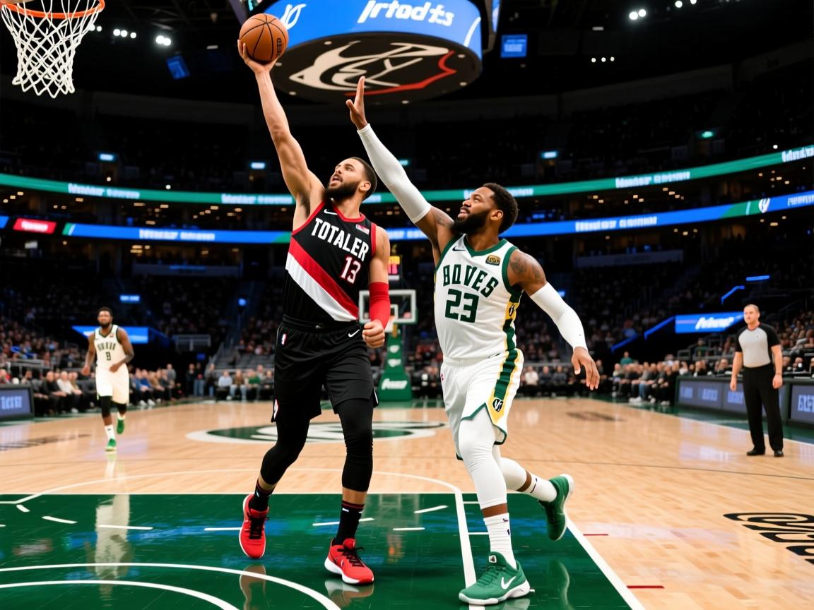 开拓者战胜爵士,利拉德砍下关键三分 第1张