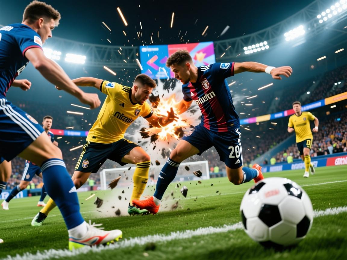 激烈碰撞！球员苦战一场，演绎荣耀传奇  第2张